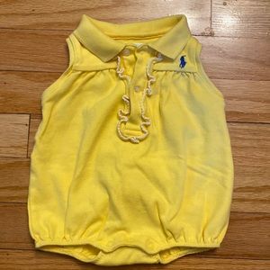 Ralph Lauren 6M Yellow One Piece